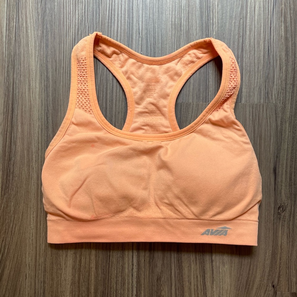 Avia Orange Sports Bra Size Small